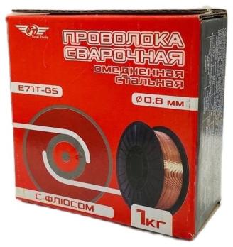 Проволока сварочная самозащитная Total Tools E71T-GS 0,8мм - 1кг с флюсом