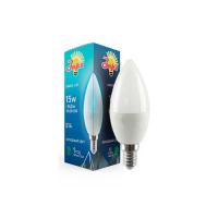 Лампа C35 пуля Заря Эконом 15w E14 6000-6500K LED