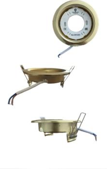 Светильник встраиваемый (рамка) под лампу GX53 Prosvet золото