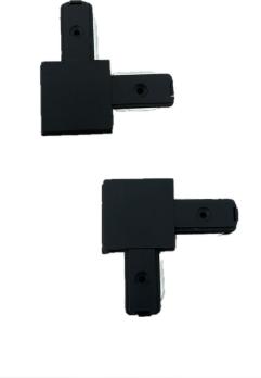 Угловой соединитель Prosvet черный 