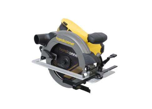 HCS50160 Пила дисковая циркулярная Hanskonner PLATINUM, 1350Вт,ТПД 165х20мм,пропил 52мм,LED