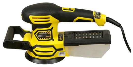 HOS8145R  Эксцентриковая шлифмашина  450Вт, d=125мм, рег.обор.6000-12500об/мин, кабель 4м Hanskonner