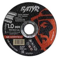 Диск отрезной по металлу BATYR 115x1x22.2мм