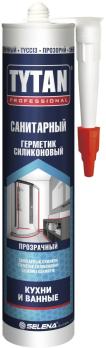 Герметик TYTAN Силиконовый санитарный, цвет прозрачный 280 мл
