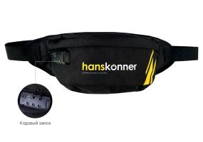 HKWB0002 Сумка поясная, 410мм x 170мм x 100мм, кодовый замок, pat., Hanskonner																				