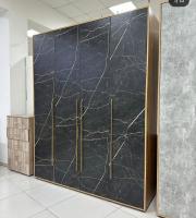 ШКАФ МАРСЕЛЬ 4-2 КАРКАС ДУБ ВОТАН ФАСАД ЛДСП ФАЙЭРСТОУН