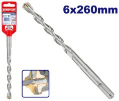 EHDR220604 - EMTOP Бур крестовой SDS Plus, 6 X 260мм