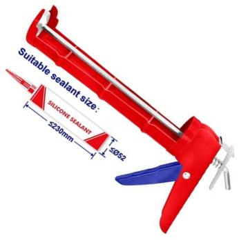 ECGN02091 - EMTOP Пистолет для герметика 230мм, полузакрытый тип