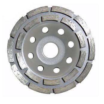 Чашка алмазная по бетону сегментная двухрядная 125x22.2 мм
