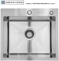 Кухонная мойка SMARTECH 45х50х22 см, нержавеющая сталь, сатин 