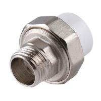 Муфта разъемная ППР с нар. рез. белый 32x3/4