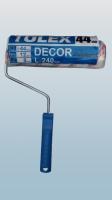 Валик TULEX малярный в сборе «DECOR» 2014424, полиакрил, 1комп. ручка, бюгель 8мм, 44х240мм