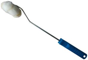 Валик угловой TULEX 2060100 малярный в сборе, полиамид, ручка 390мм, ворс 12мм ,бюгель 6мм, 100мм