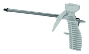 Пистолет для монтажной пены ЭКСПЕРТ, пластиковый корпус с фиксатором, 4302