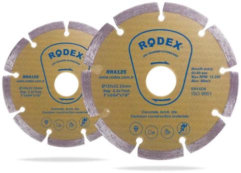 Диск алмазный сегментный RODEX 180х22.23мм RRA180