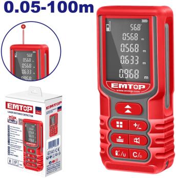 EMDL1520 - EMTOP Дальномер лазерный, дальность до 100 м
