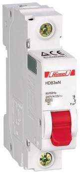 Автоматический выключатель Himel HDB3WL1C25, HDB3w 1Р 25А С 4,5кА