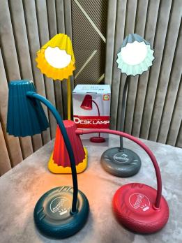 Настольный светильник Desk lamp, круг, серый