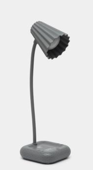 Настольный светильник Desk lamp, квадрат, серый