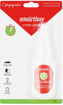 Супер-клей Smartbuy SBT-SG-20P1 (универсальный, прозрачный), 20 гр.