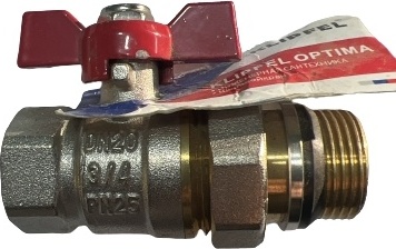 Кран с американкой KLIPFEL 3/4* 20мм  папа-мама