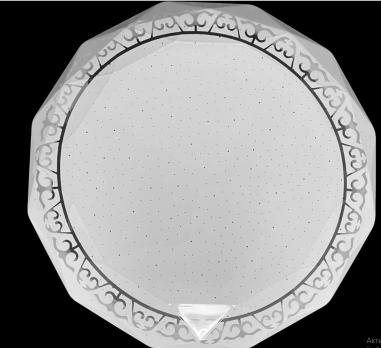 Светильник потолочно-настенный LED 24W 6400К, 230мм, ультратонкий многоуг-к Курылтай