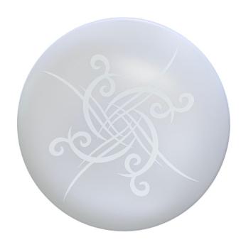 Светильник потолочно-настенный LED 36W 6400К, 350мм, ультратонкий многоуг-к Жел