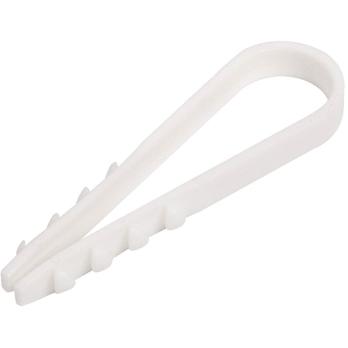 Дюбель-хомут ДХ 11-18мм белый Fortisflex