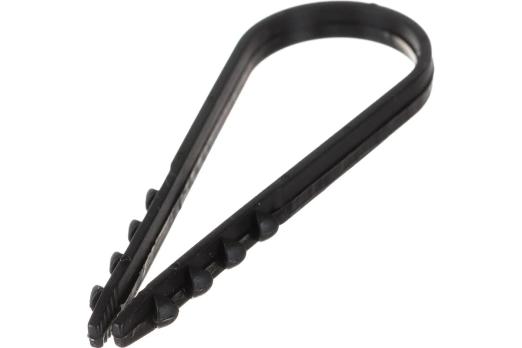 Дюбель-хомут ДХ 19-25мм черный Fortisflex 