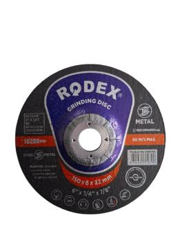 Диск шлифовальный по металлу 150х6х22мм Rodex SRS6150 