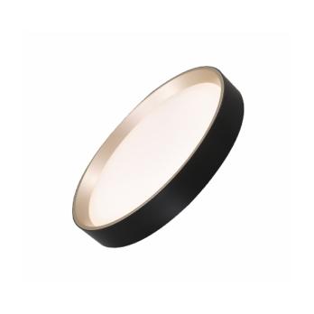 Светодиодный светильник LED ДПО VIBE (черный + золото) 48W 3600Lm d390x75 4000K IP20 MEGALIGHT