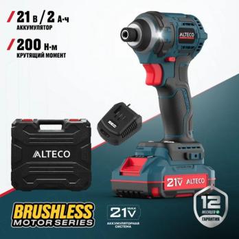 Бесщеточный аккумуляторный винтоверт ALTECO CISD 21-200 BL
