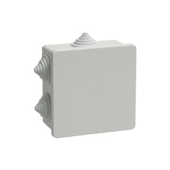 Распределительная коробка для о/п 85х85х40 мм IP44 (6 гермовводов) КМ41235 IEK
