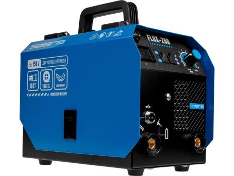Полуавтомат сварочный Solaris FLUX-200 (230В; 20-180 А; 20,5 В / 80 В / 62 В; FLUX/MMA/TIG LIFT)