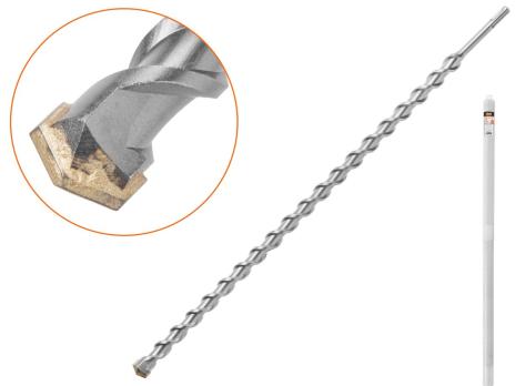 20х550х610 мм бур (сверло) SDS-plus GEPARD (бур по бетону)