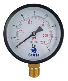Манометр CASELA CVML1216100 16 bar 1/2