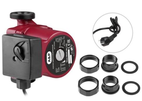 Насос циркуляционный Titan-RS25-60-130, A&P (55-100 Вт, 3300 л/ч, 6 м, для отопления)