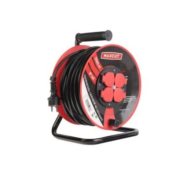 Удлинитель электрический 50 м 4 роз. Total Tools ECRZ 315-50 ПВС 3х1,5 IP44 катушка пластик