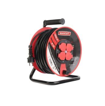 Удлинитель электрический 30 м 4 роз. Total Tools ECRZ 325-30 ПВС 3х2,5 IP44 катушка пластик