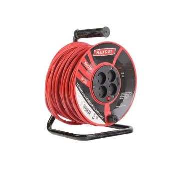 Удлинитель электрический 30 м 4 роз. Total Tools ECRS 215-30 ПВС 2х1,5 IP20 катушка пластик