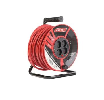 Удлинитель электрический 20 м 4 роз. Total Tools ECRS 315-20 ПВС 3х1,5 IP20 катушка пластик