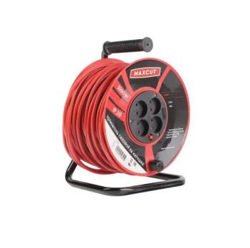Удлинитель электрический 20 м 4 роз. Total Tools ECRS 215-20 ПВС 2х1,5 IP20 катушка пластик