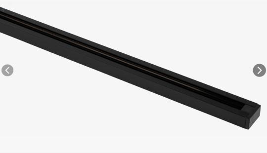  Трековый шинопровод накладной черный 1.5 метра LUX LED