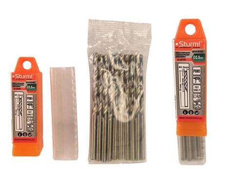 1055-04-3S5-SS10 Сверло по металлу Sturm! 3,5х70 мм, сталь HSS, 1 шт