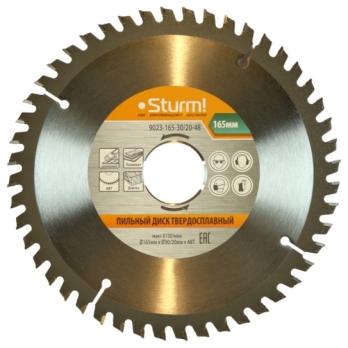 9023-165-30/20-48 Пильный диск, размер 165x30/20x48 зубьев Мульти рез Sturm!