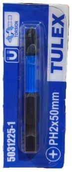Бита торсионная Tulex 5031225-1 кованая, PH2, 50 мм