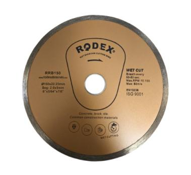 Алмазный диск по бетону (кафелю) Rodex 150х22.23мм RRB150