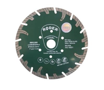 RRS180 Диск алмазный с фланцем Rodex 180х2.4х22.23мм