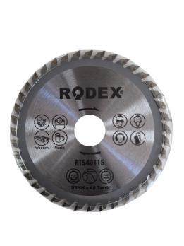 Диск по дереву с крупными зубьями 115мм*T40 22,2мм RTS40115 RODEX