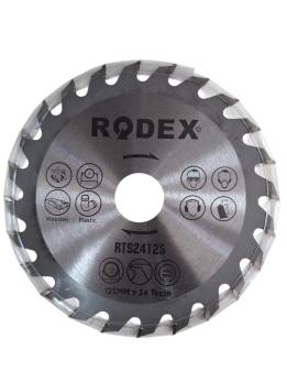 Диск по дереву с крупными зубьями 125мм*T24 22,2мм RTS24125 RODEX